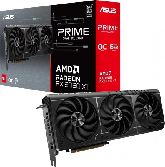Radeon RX 9060 XT Prime OC 16GB GDDR6 grafikus kártya