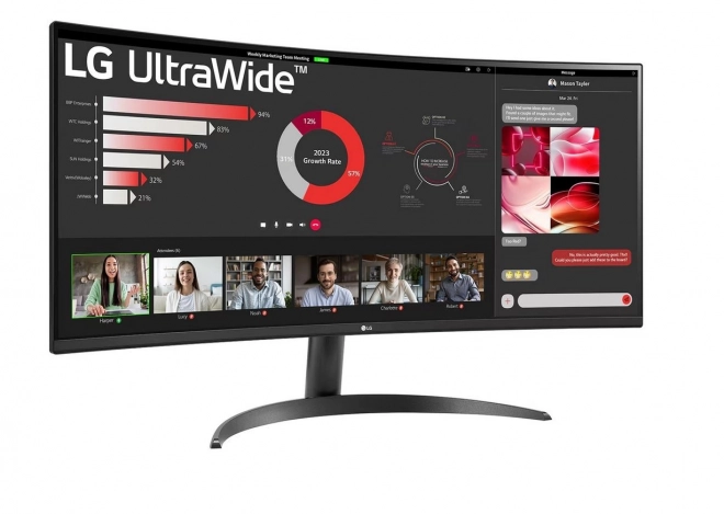 Szélesvásznú monitor 34 hüvelyk IPS