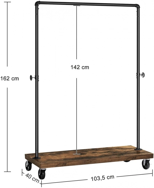 LOFT vízelvezető fogas kerekeken