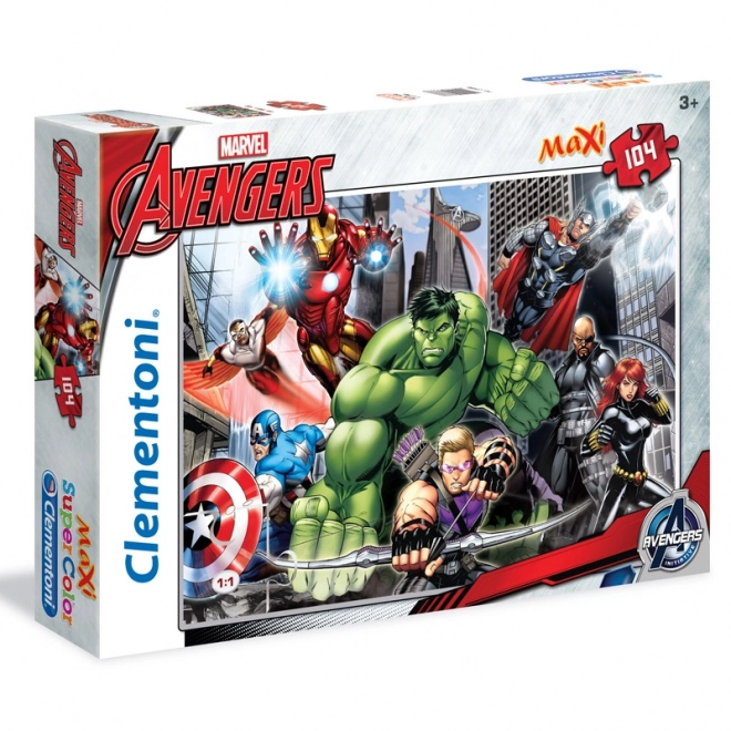 The Avengers 104 Darabos Maxi Puzzle