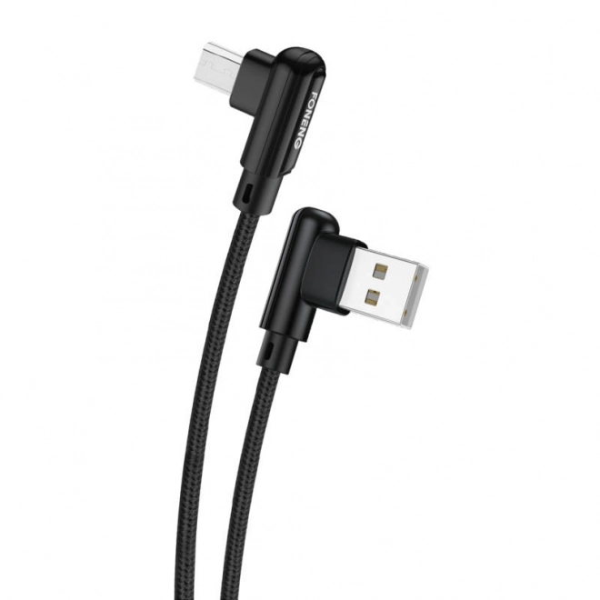 Foneng x70 hajlított USB-micro USB kábel, 3A, 1m