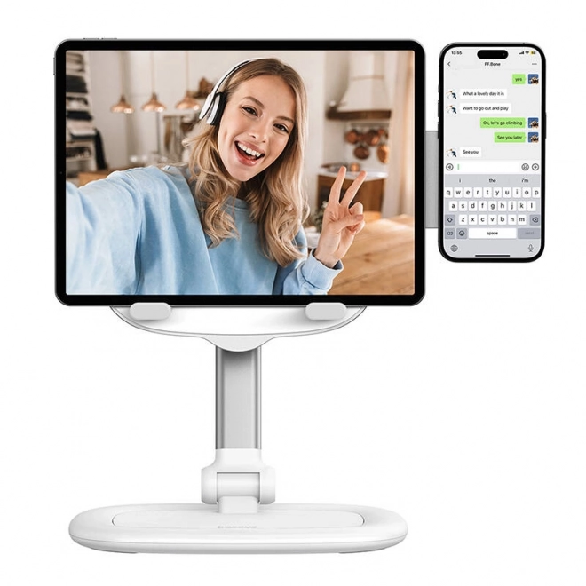Állvány tablethez és telefonhoz Baseus Seashell fehér