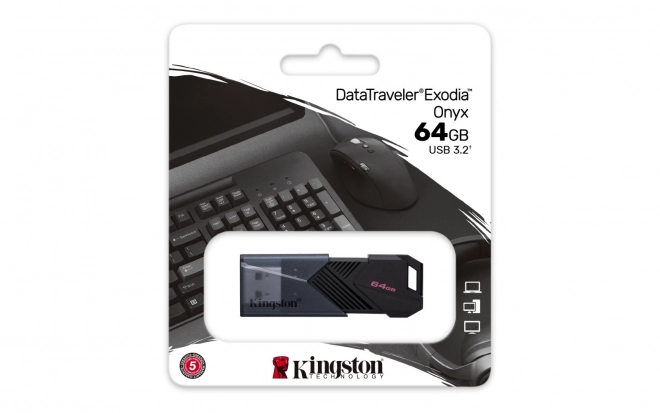 Pendrive Kingston DataTraveler Exodia Onyx 64GB