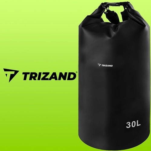 30 literes fekete vízálló zsák