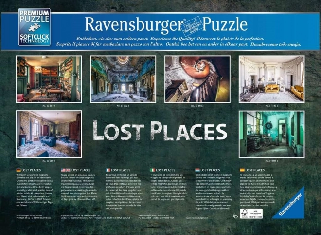 Ravensburger Puzzle Elhagyatott Helyek: Elmegyógyintézet 1000 darab