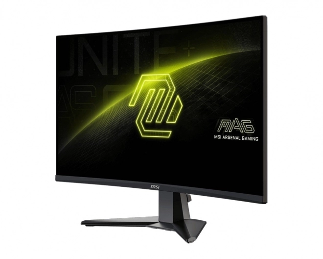 27 colos ívelt LED monitor