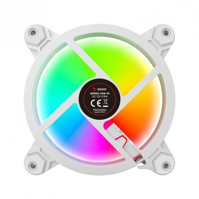 Rgb világítású Savio ventilátor csomag 4x120 mm távirányítóval