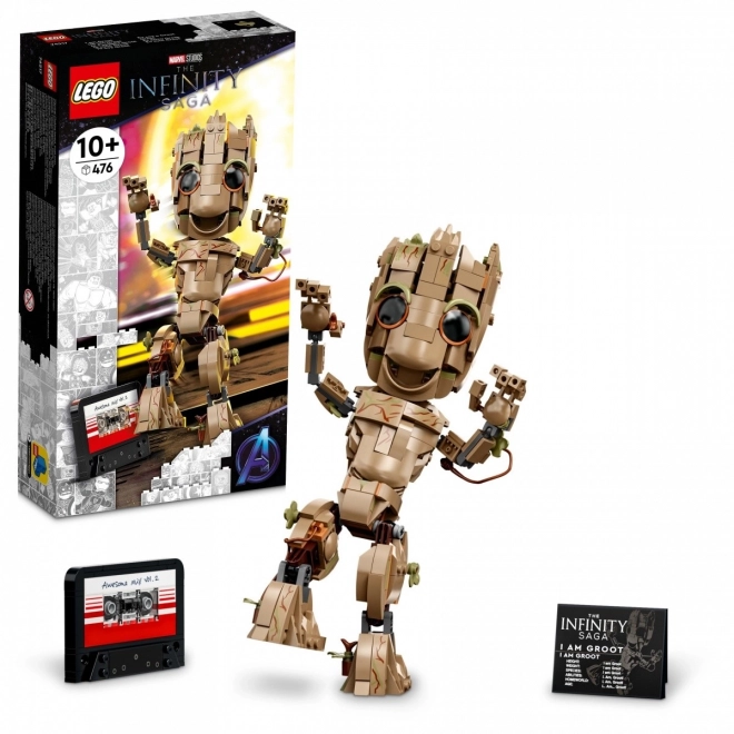 Lego szuper hősök - én vagyok groot