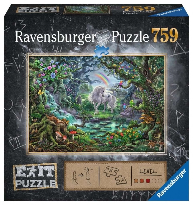 Unikornis rejtvény puzzle - Ravensburger 759 darabos