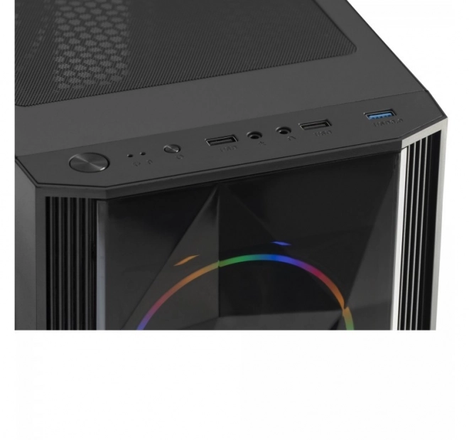 Játékos PC ház MS FIGHTER V315 fekete