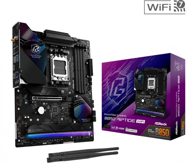 Phantom Gaming B850 Riptide Alaplap WiFi-vel