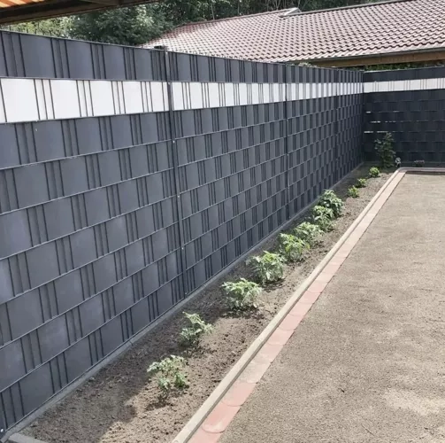 Kerti kerítésszalag 19cm x 35m, antracit