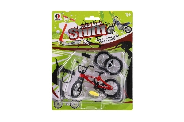 Ujjbicikli színes műanyag, 10 cm
