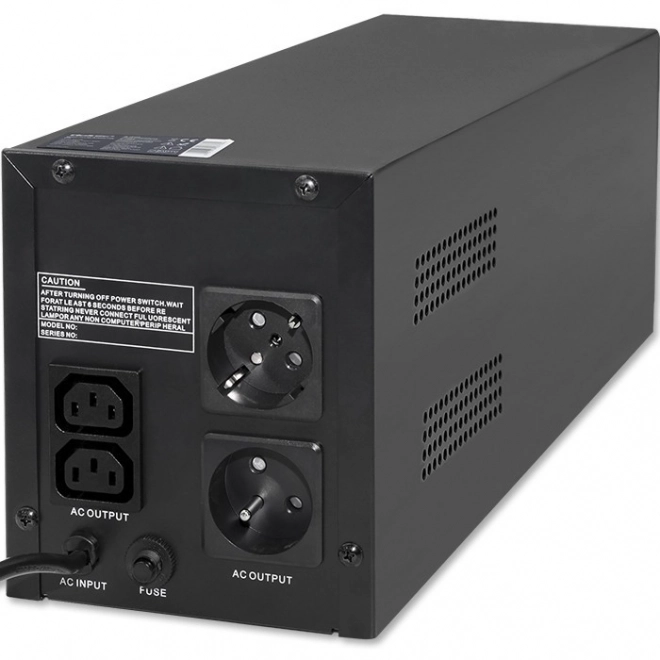 Qoltec szünetmentes tápegység UPS 1200VA 720W