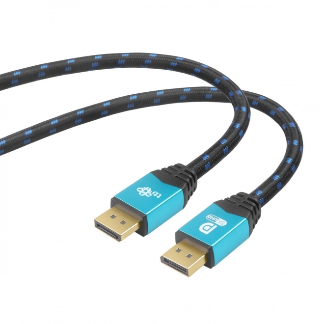 DisplayPort kábel 8K UHD kék csatlakozókkal 2 m
