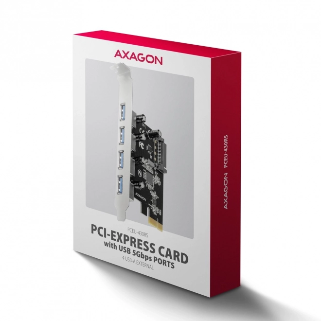 Axagon PCIe USB 3.2 Gen 1 Bővítőkártya