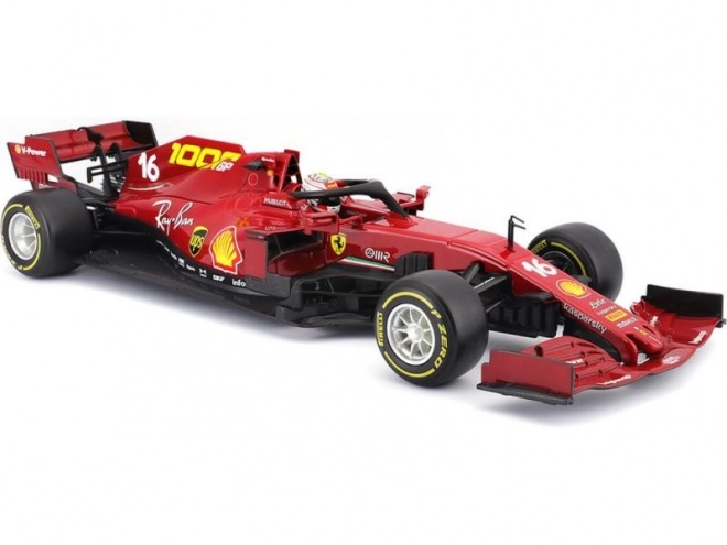 Bburago Ferrari SF 1000 osztrák #16 Leclerc modellautó 1:18 méretarányban