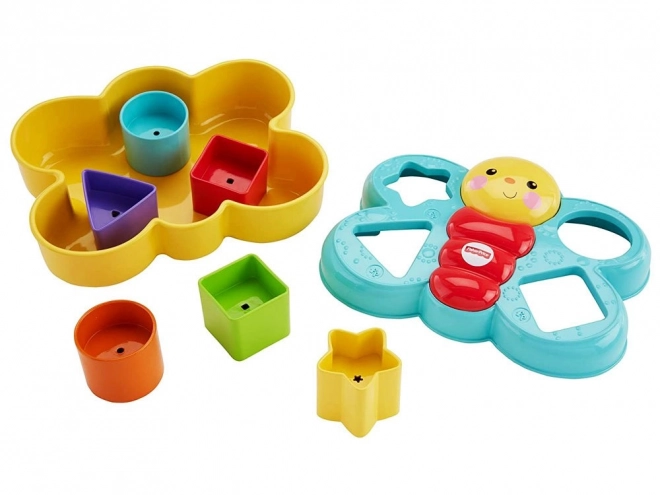 Fisher-Price színes pillangó formaválogató játék