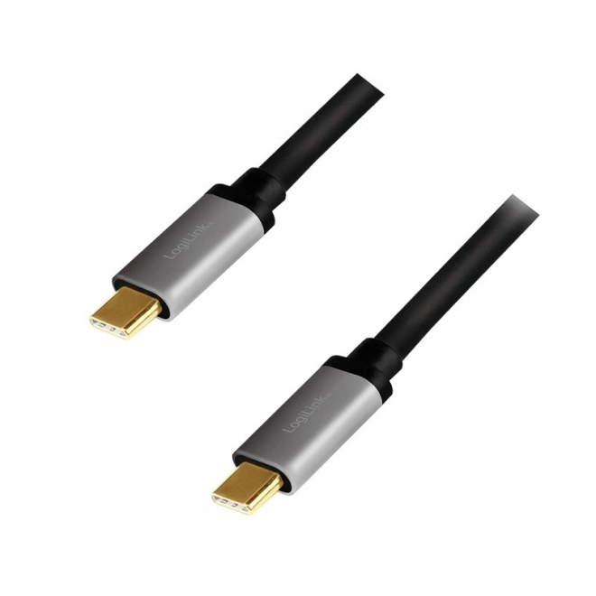 Alumínium USB-C kábel 4K/60 Hz 1m