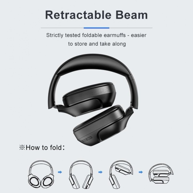 Bluetooth fejhallgató awei fekete
