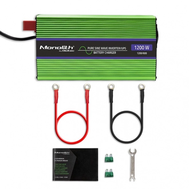 Csomagban: Qoltec Prémium Inverter 600W Csatlakozóval