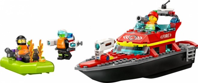 Lego city tűzoltóhajó