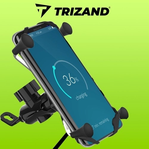 Motorkerékpár telefontartó töltővel