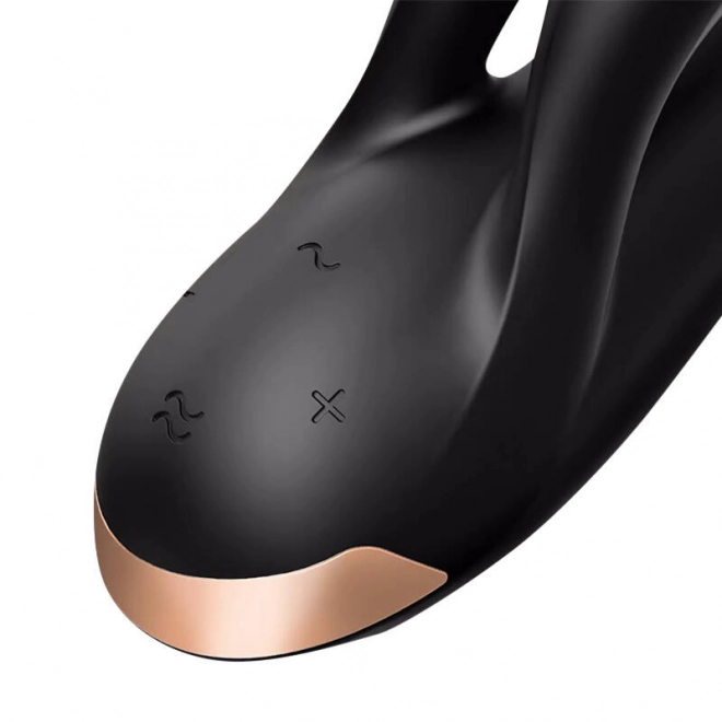 Multifunkciós vibrátor rabbit Satisfyer fekete