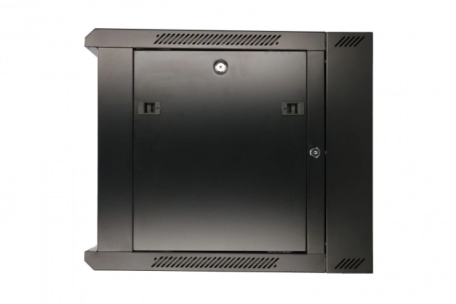 Fali kétszárnyú rack szekrény 6U 600x600 fekete