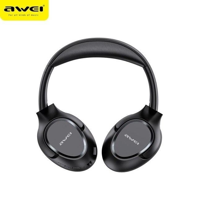 Bluetooth fejhallgató awei fekete