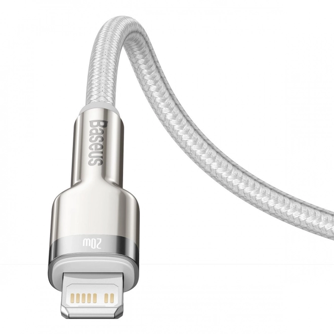 Baseus Cafule USB-C Lightning kábel, PD 20W, 1m, fehér