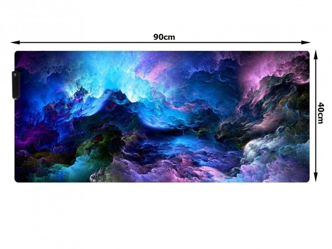 RGB gaming egérpad LED világítással XXL méretben