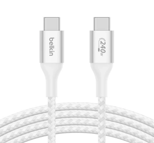 BoostCharge USB-C/USB-C kábel 240W 1m fehér