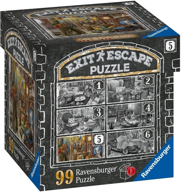 Ravensburger Szabadulós EXIT puzzle - Kísértetjárta kúria 5: A padlás 99 darab