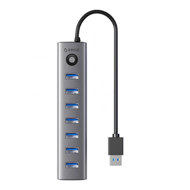 Orico USB-C többportos USB 3.0 hub adapter szürke