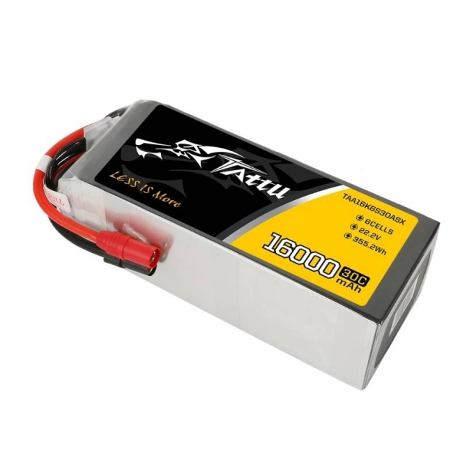 Tattu nagy kapacitású LiPo akkumulátor 16000mAh 22.2V