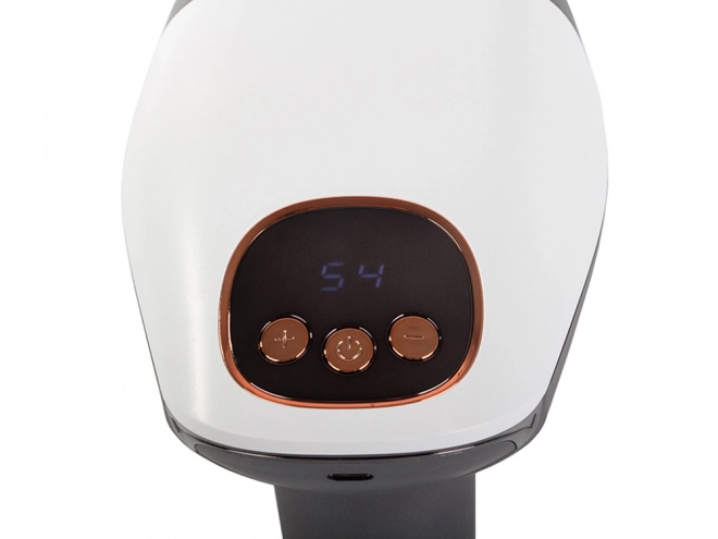 Ergonomikus LCD masszázspisztoly, 8 cserélhető fej