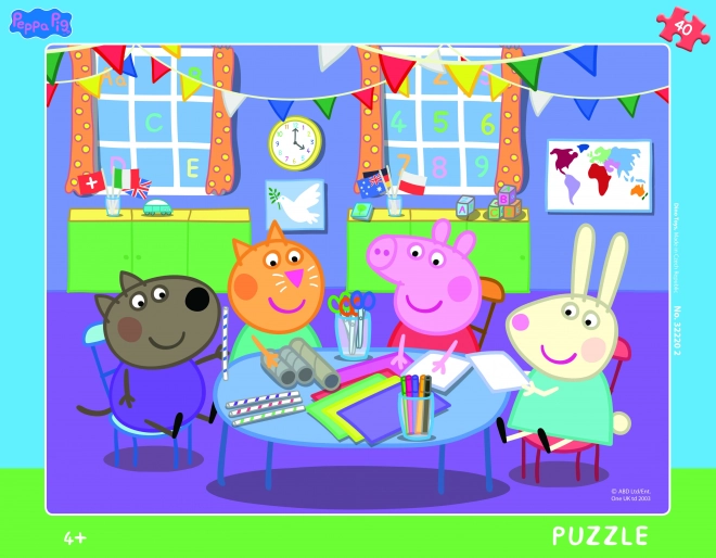 Dino Peppa malac puzzle 40 darabos