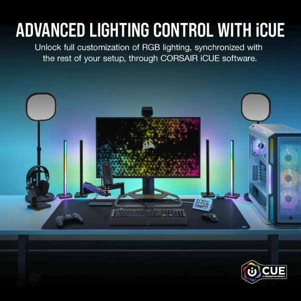 Rgb gaming egérpad XXXL világítással