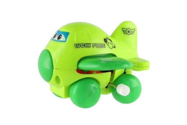 Repülőgép szemekkel, szárnycsapkodó mechanizmussal