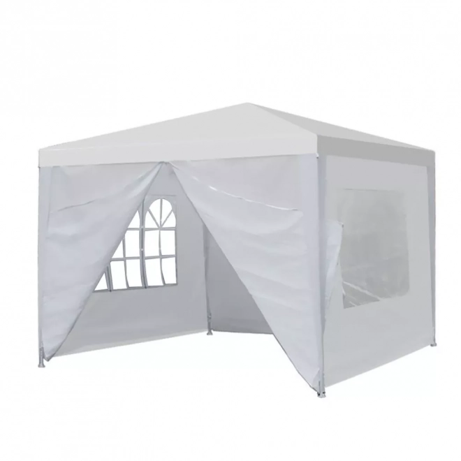 Kerti pavilon sátor 3x3 m, 4 oldalfal, fehér