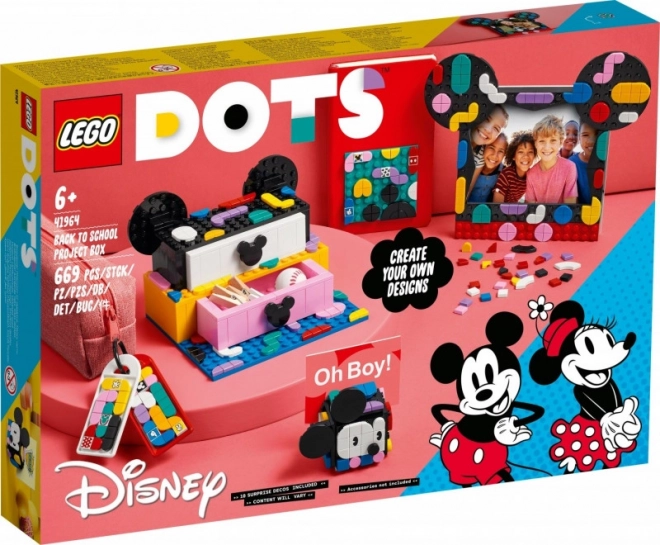 lego dots - miki egér és minnie egér iskolai készlet