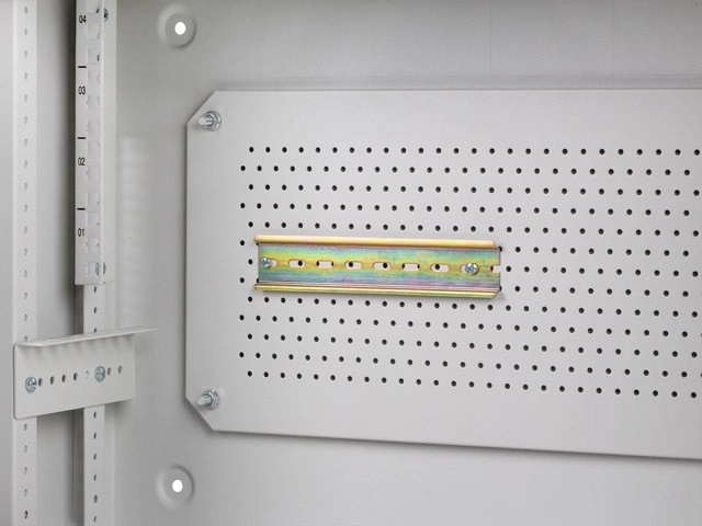 Niskoprofilú Rack Szerverszekrény 19" 4U+3U Szürke