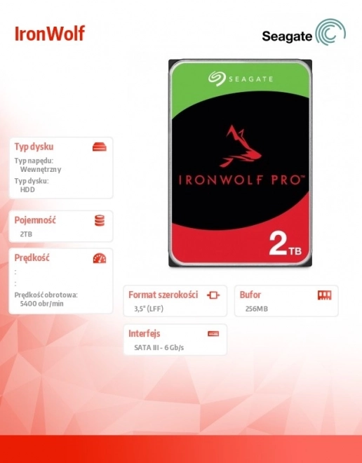 IronWolf 2TB merevlemez