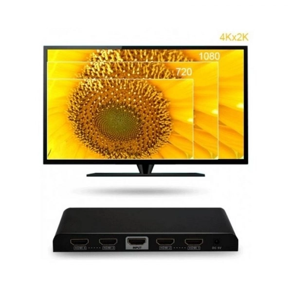 Hdmi 2.0 av splitter 1/4 ultra hd 4k 3d