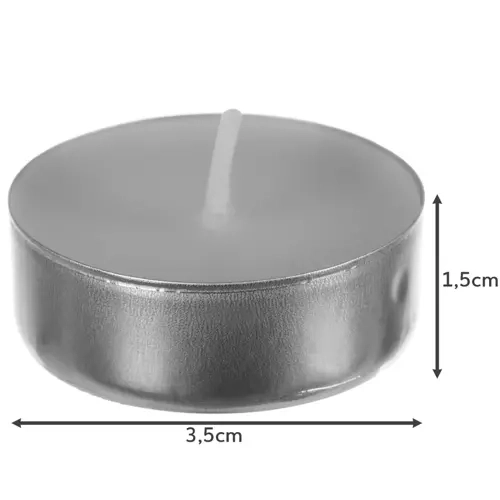 Paraffin tealight gyertyák szett - 100 darab