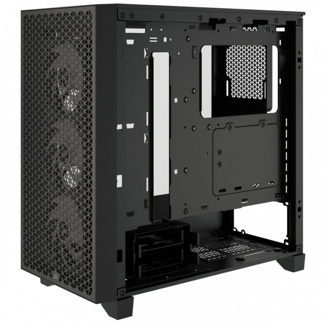 Corsair 3000D RGB airflow fekete edzett üveg középtorony ház