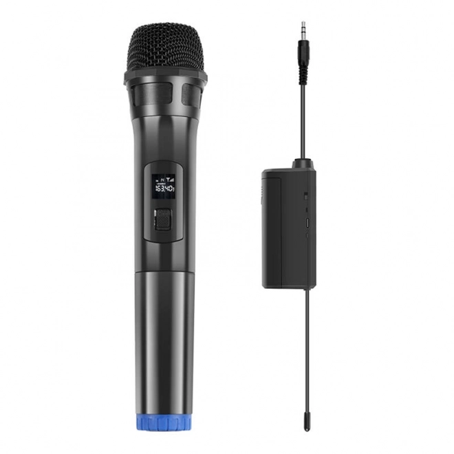 Vezeték nélküli dinamikus mikrofon uhf puluz 3,5 mm fekete