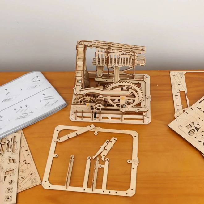 Rokr 3D fa puzzle Golyópálya építőkészlet