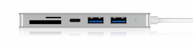 Usb 3.0 hub C típusú 3 portos és memóriakártya-olvasóval